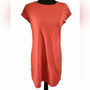 New York & Company Short Sleeve Coral Tee